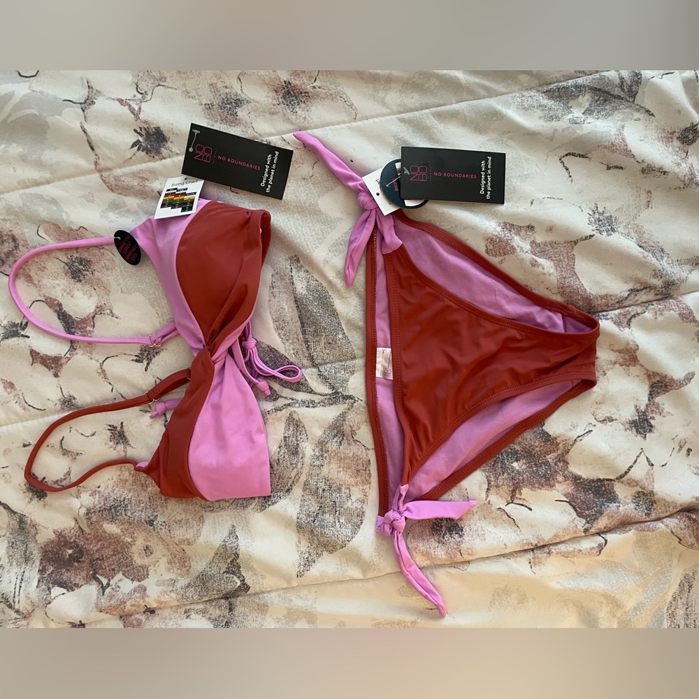 Colorblock 2 piece swimsuit